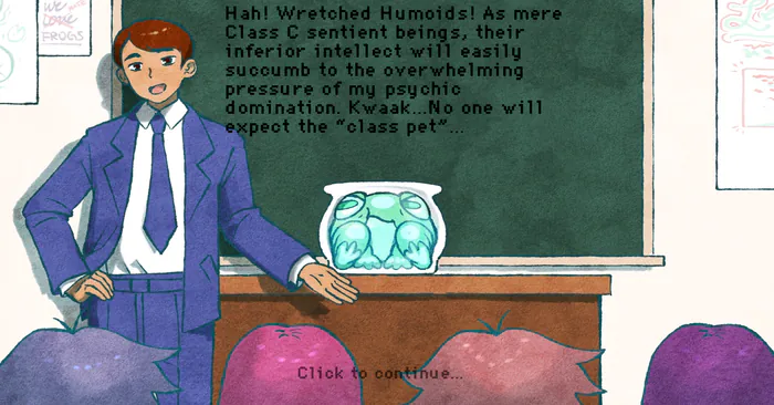 Take Me To Your Teacher - Alien Mind Control Puzzle Game