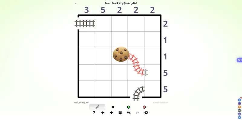 Train Tracks Puzzle – Free Online Logic Game