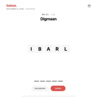 Balasa Puzzle Game – Play Online Word Scramble
