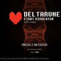 DELTARUNE Fight Simulator Game – Bosses, Filters & Controls