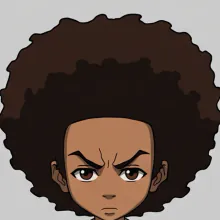 Huey Huey character portrait from Boondocks Brawl
