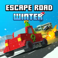 Escape Road Winter - Snowy Christmas Police Chase Adventure