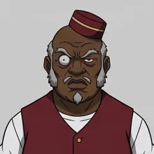 Uncle Ruckus Uncle Ruckus character portrait from Boondocks Brawl