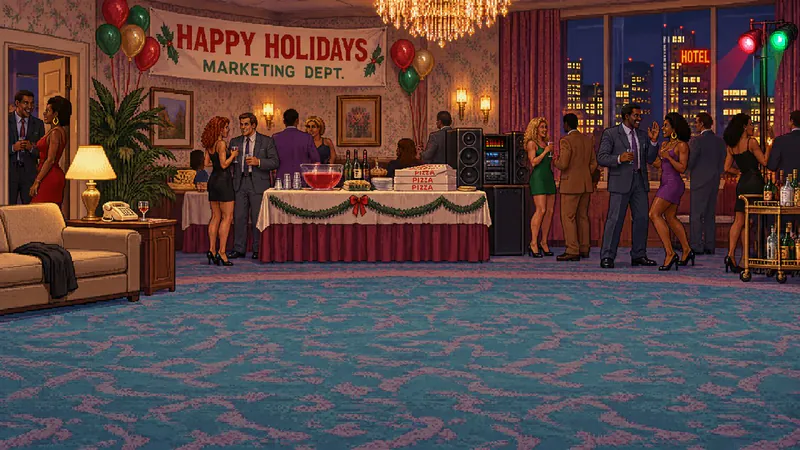 The Corporate Party arena background in Martin: No Filter Fighters