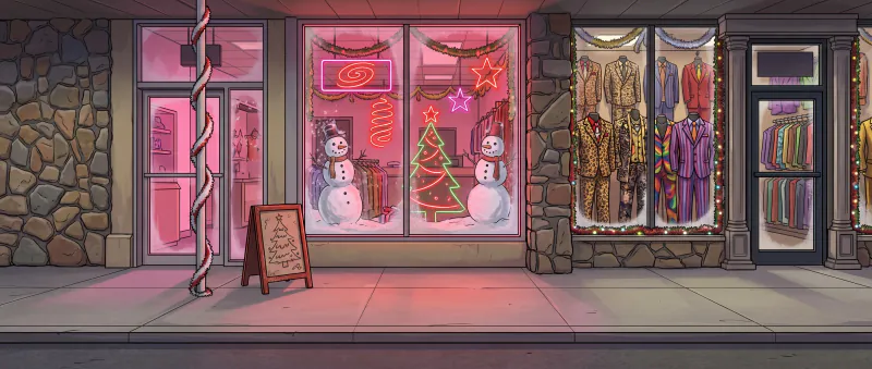 Pimps & Hoes Boutique Background artwork for Pimps & Hoes Boutique in Friday Fighters