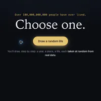 Any Human Ever Game – Random Life Generator