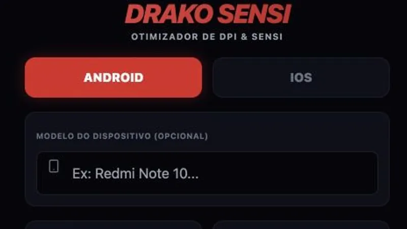 Drako Sensi - DPI & Mobile Sensitivity Tool