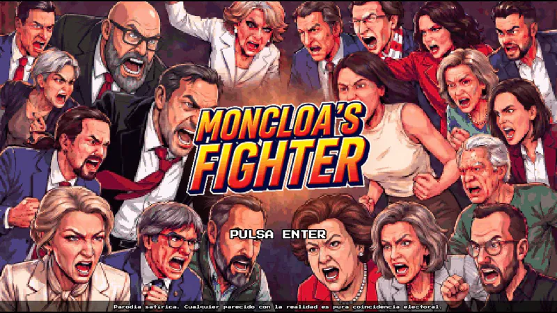 Moncloas Fighter Game online: juego de lucha satírica 2D