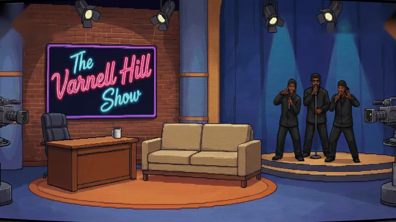 The Varnell Hill Show arena background in Martin: No Filter Fighters
