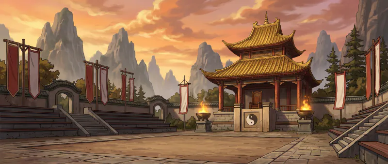 The Kumite The Kumite stage artwork from Boondocks Brawl