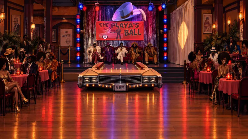 The Playa’s Ball arena background in Martin: No Filter Fighters