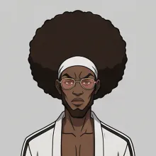 Bushido Brown Bushido Brown character portrait from Boondocks Brawl