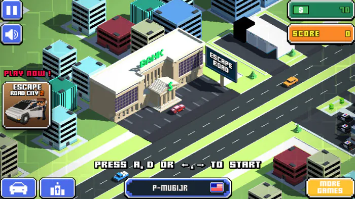 Escape Road - High-Speed Police Chase Getaway Game