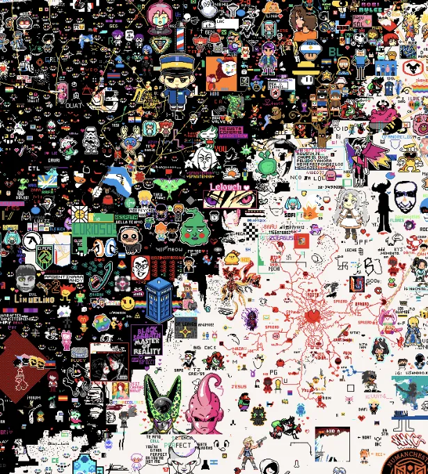 Wplace pixel art creation - community artwork on wplace.live world map canvas